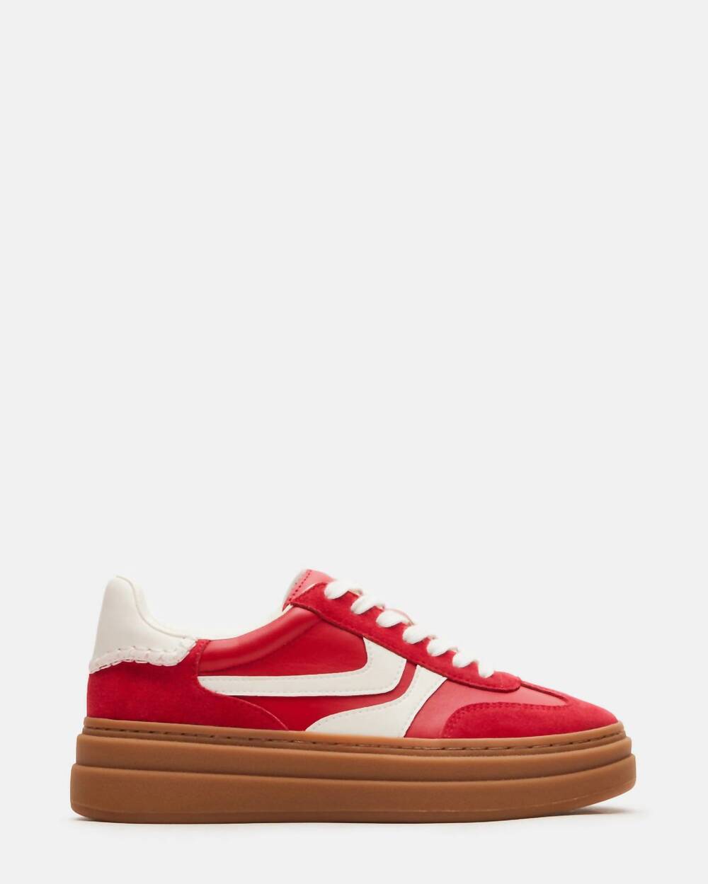 NEW STEVE MADDEN women's dodge sneakers in red